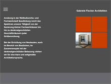 Tablet Screenshot of gabrielefischer-architekten.de